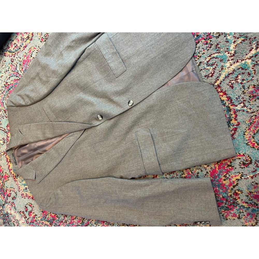 Hart Schaffner Marx Chicago Grey 2 Button Blazer Sport Coat Dillards USA Made‎